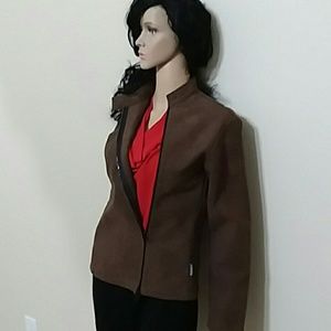 ALL SAINTS Suede Jacket Size Small Womens